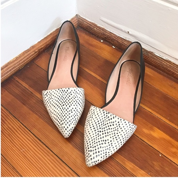 Madewell Shoes - Madewell The Lydia D'Orsay Flat in Spot Dot